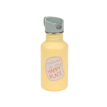 Lässig Drinkfles Stainless Steel Happy Trails Flower Yellow 500 ml