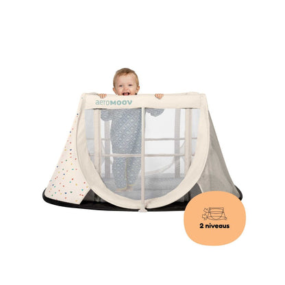 AeroMoov Lit de voyage instantané Confetti Hearts multicolore