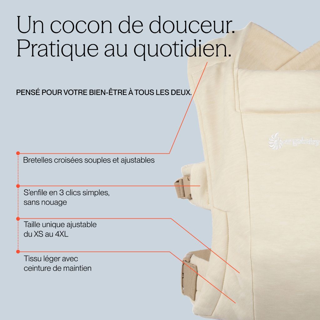 Ergobaby Porte-bébé ventral Embrace Beige