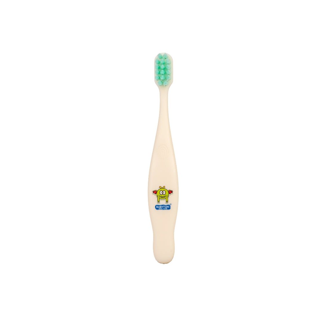 Babyton Brosse à dents Bio verte Griny