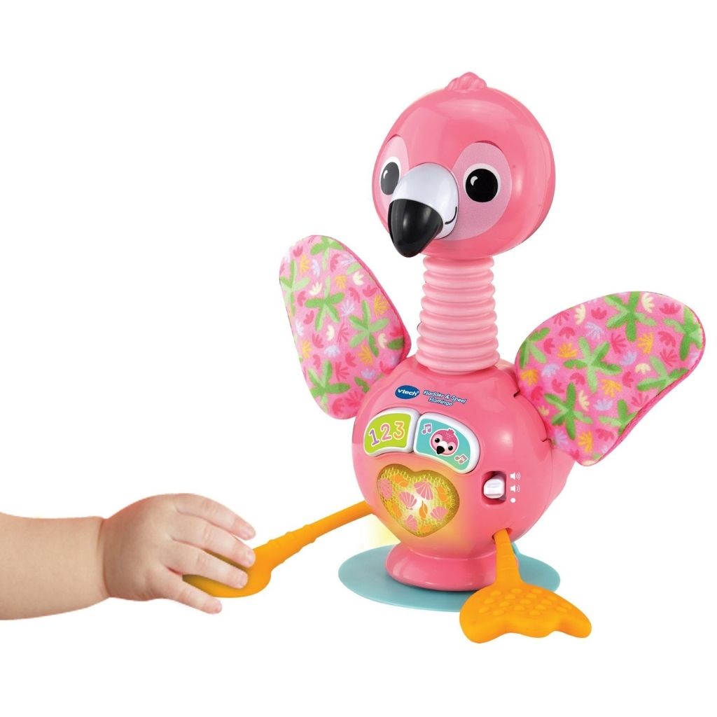 VTech Jouet interactif Flamingo rose NL