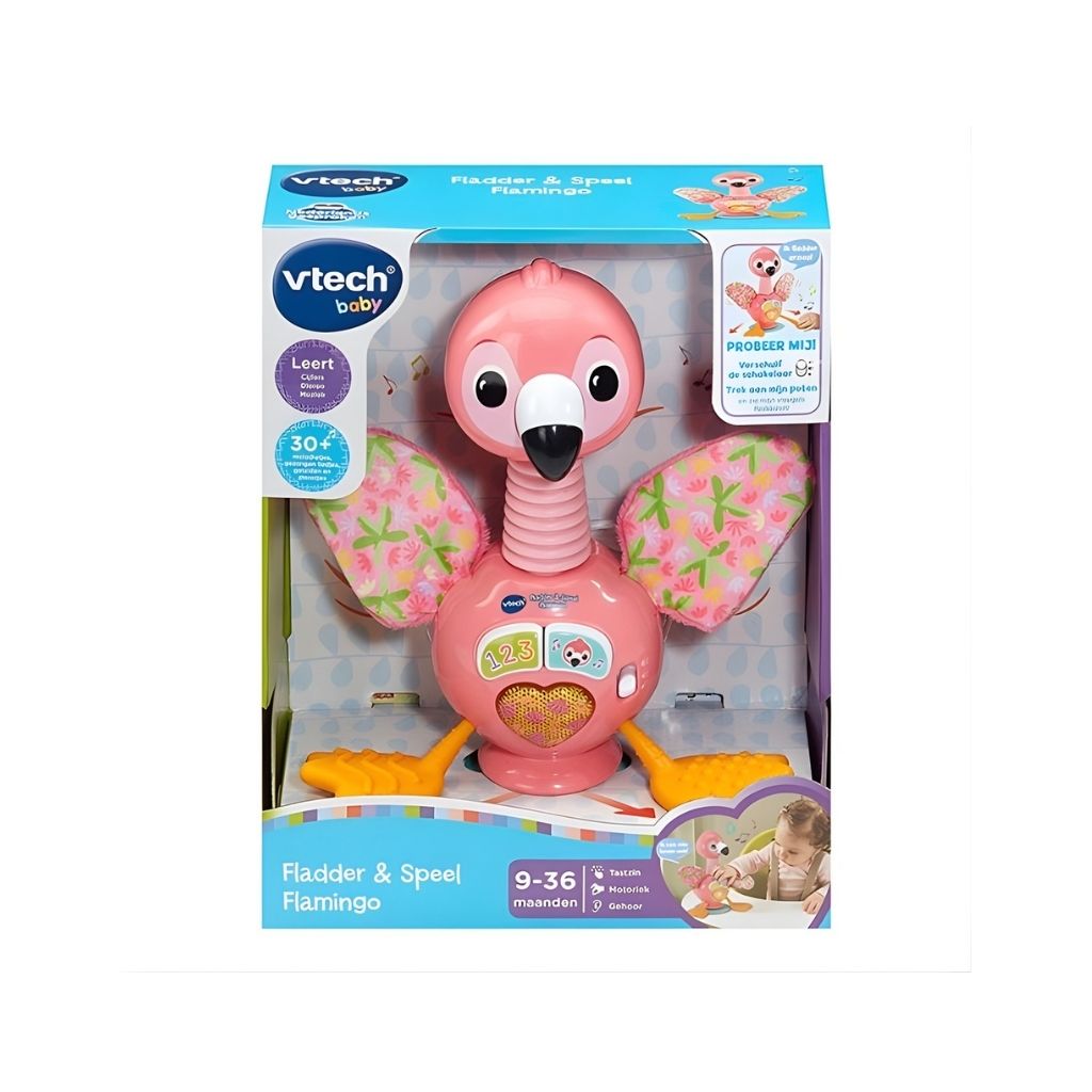 VTech Jouet interactif Flamingo rose NL