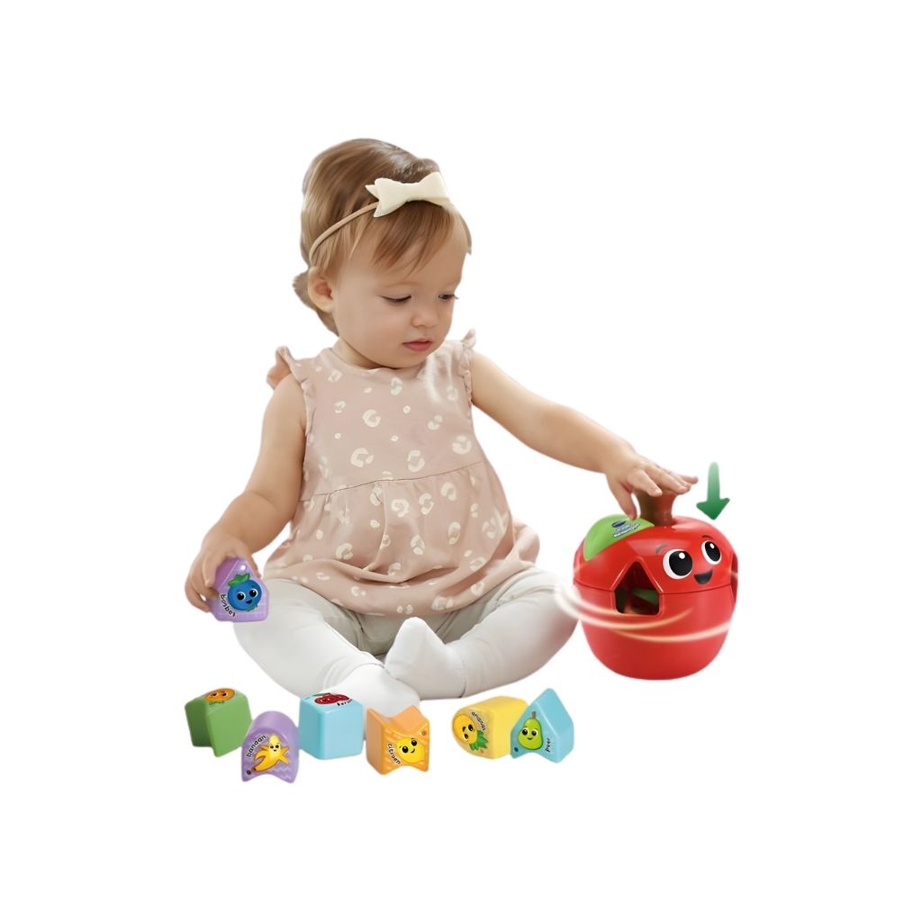 VTech Vormsorteerder Vrolijke Vormenappel Rood