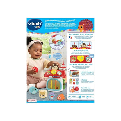 VTech Trieur de formes Maison champignon avec surprises FR