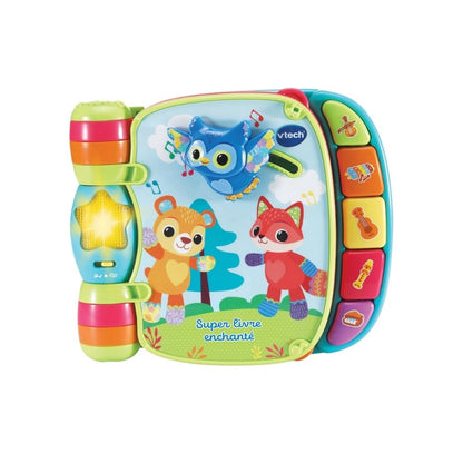 VTech  Super Livre Enchanté Des Bébés Loulous Bleu FR