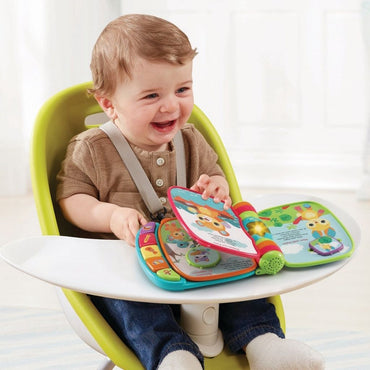 VTech  Super Livre Enchanté Des Bébés Loulous Bleu FR