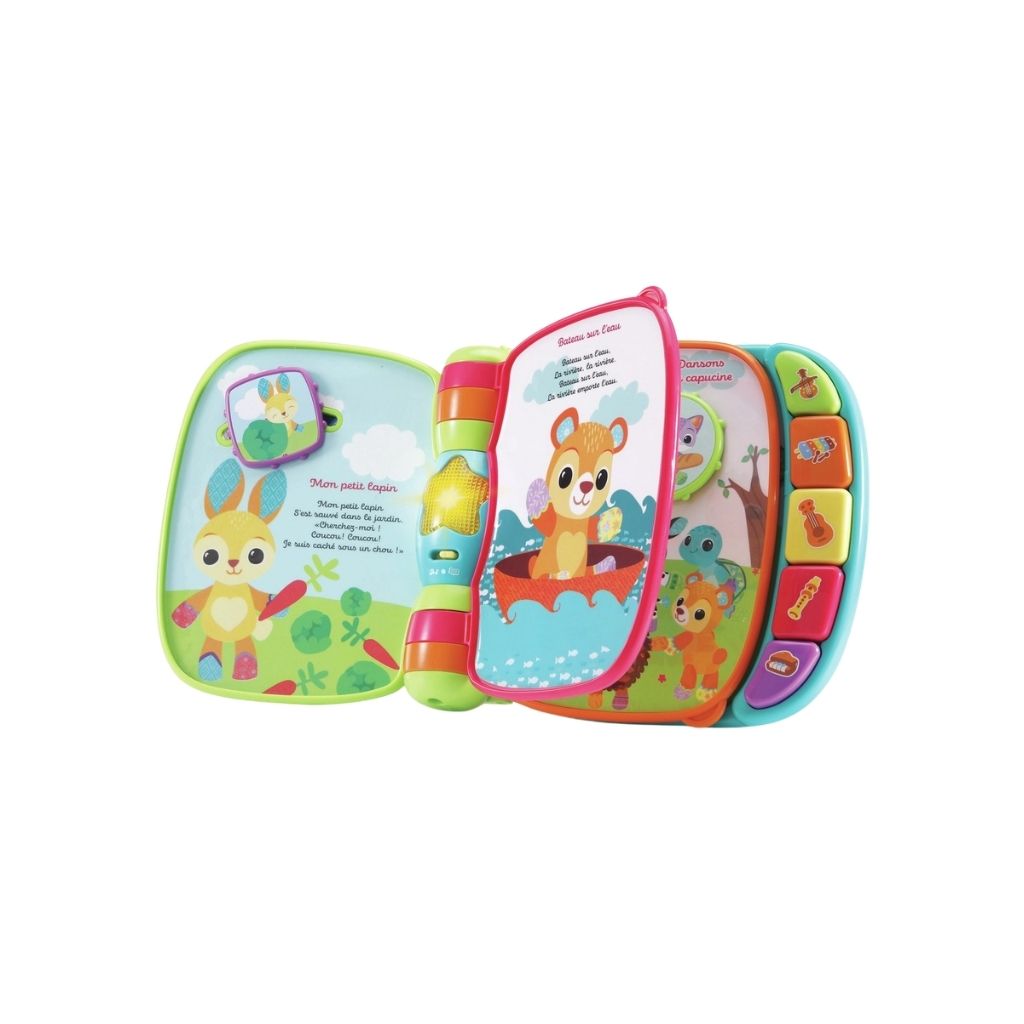 VTech  Super Livre Enchanté Des Bébés Loulous Bleu FR