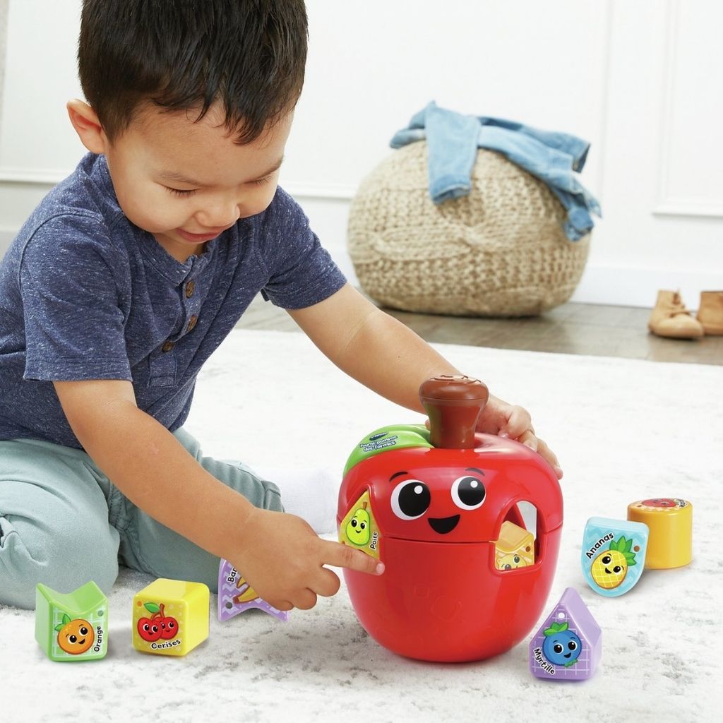 VTech Vrolijke Vormenappel Vormsorteerder Rood FR