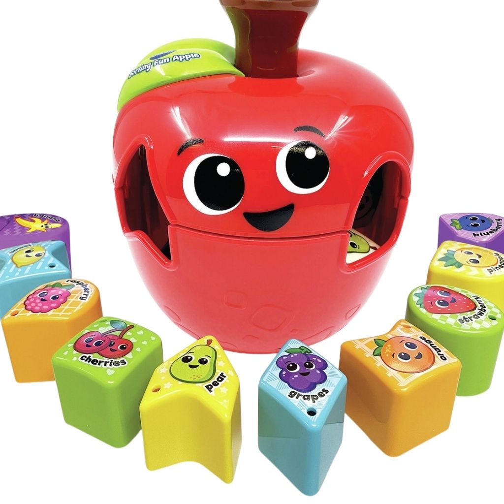 VTech Vrolijke Vormenappel Vormsorteerder Rood FR