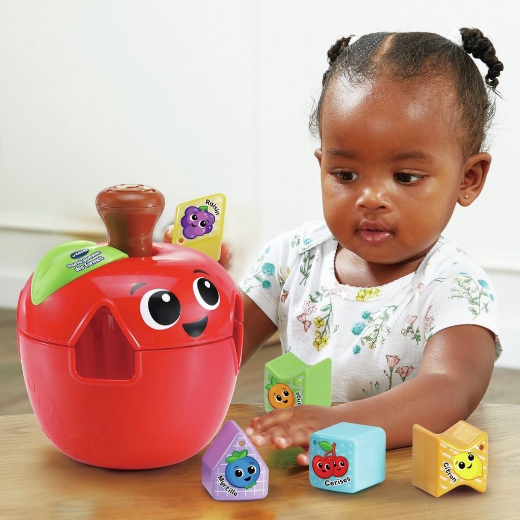 VTech Vrolijke Vormenappel Vormsorteerder Rood FR