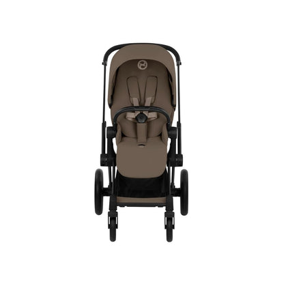 Cybex 2-in-1 Kinderwagen Priam Coconut Brown + Draagmand Coconut Brown (Onderstel Matt Black)