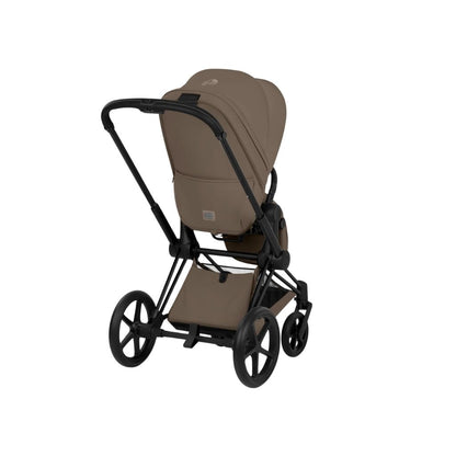 Cybex 2-in-1 Kinderwagen Priam Coconut Brown + Draagmand Coconut Brown (Onderstel Matt Black)