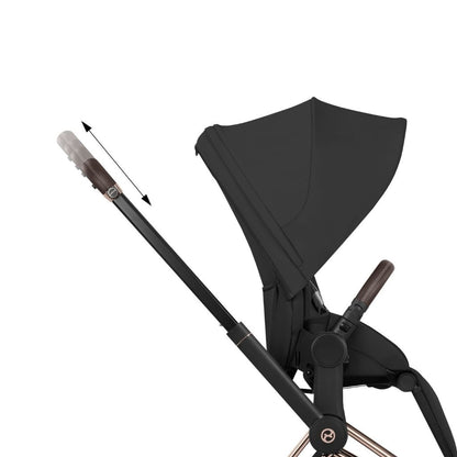 Cybex Kinderwagen e-PRIAM Sepia Black Frame Matt Black