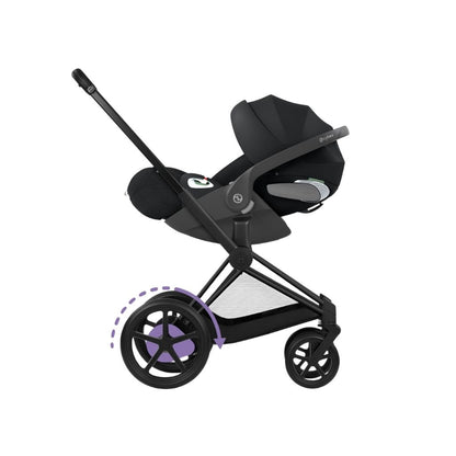 Cybex Kinderwagen e-PRIAM Sepia Black Frame Matt Black