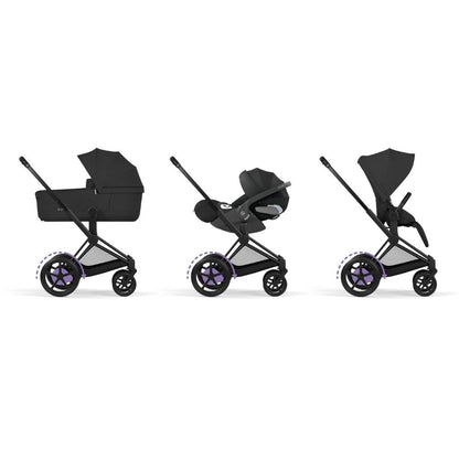 Cybex Kinderwagen e-PRIAM Sepia Black Frame Matt Black