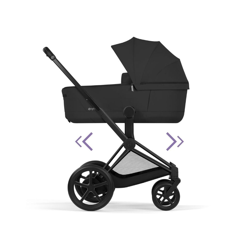 Cybex Kinderwagen e-PRIAM Sepia Black Frame Matt Black