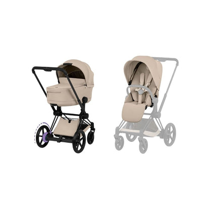 Cybex Kinderwagen e-PRIAM Cosy Beige & Matt Black Frame