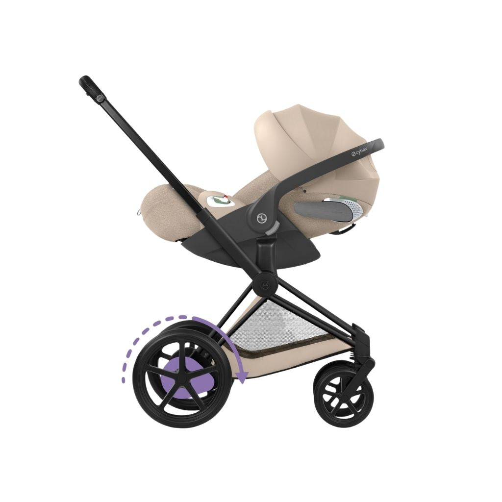 Cybex Kinderwagen e-PRIAM Cosy Beige & Matt Black Frame