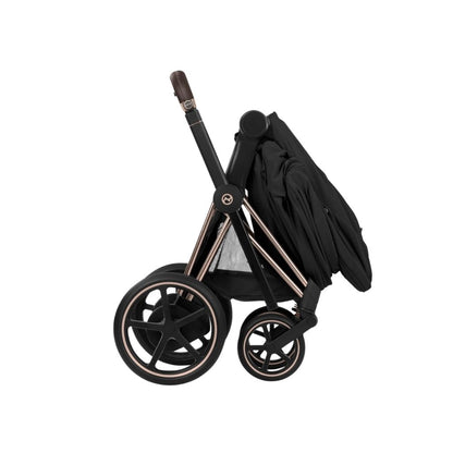 Cybex Kinderwagen e-PRIAM Sepia Black Frame Rose Gold