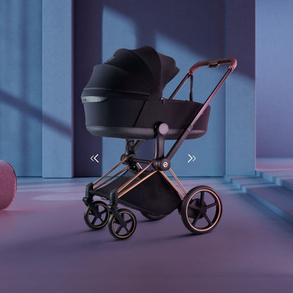 Cybex Kinderwagen e-PRIAM Sepia Black Frame Rose Gold