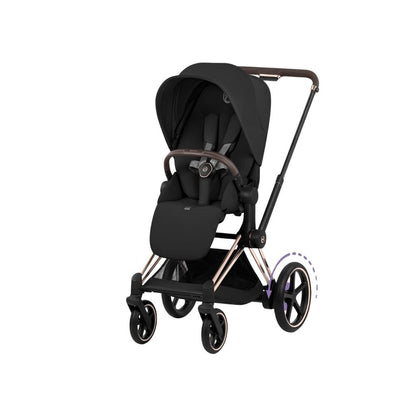 Cybex Kinderwagen e-PRIAM Sepia Black Frame Rose Gold