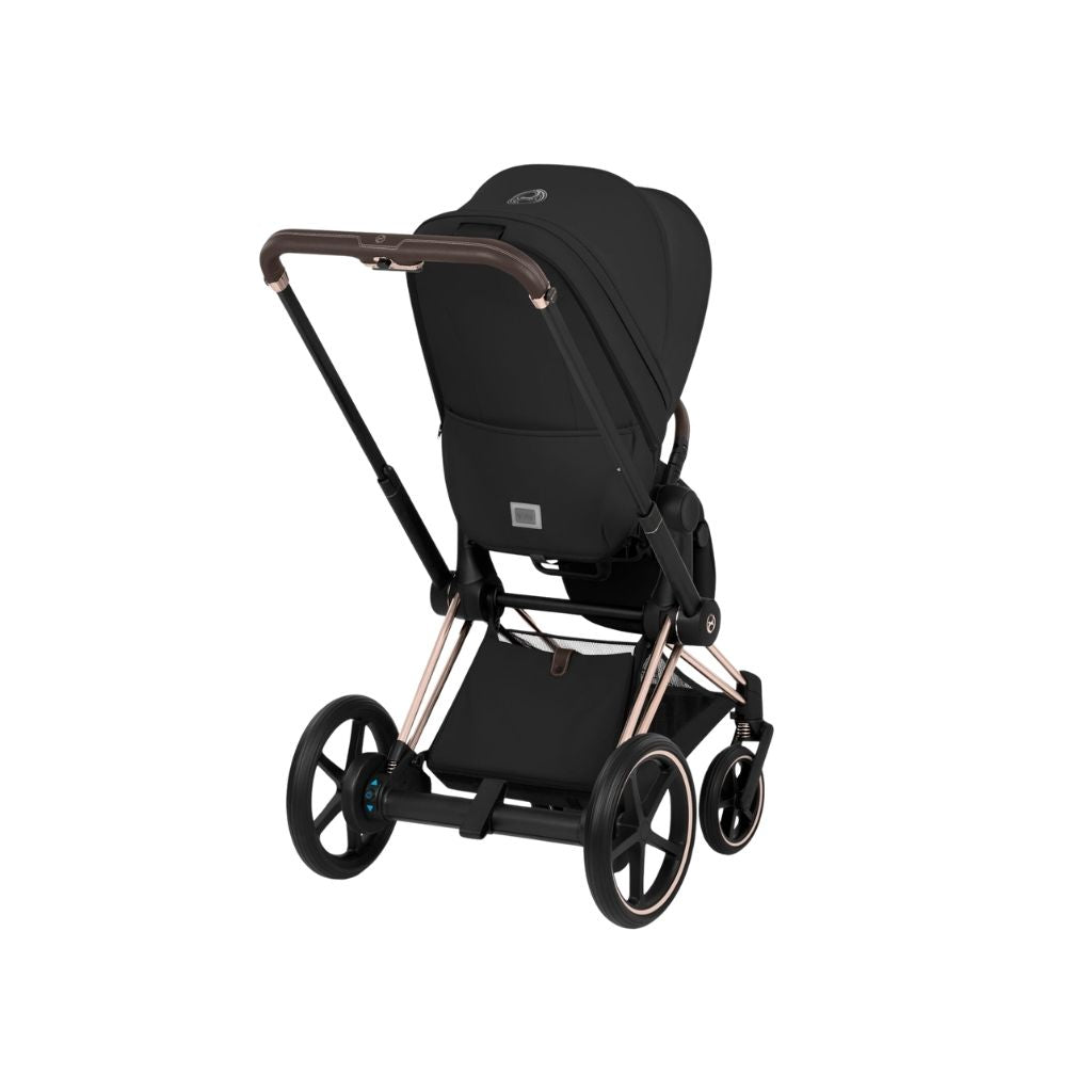 Cybex Kinderwagen e-PRIAM Sepia Black Frame Rose Gold
