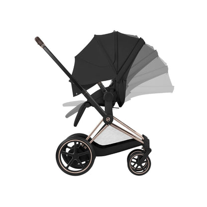 Cybex Kinderwagen e-PRIAM Sepia Black Frame Rose Gold