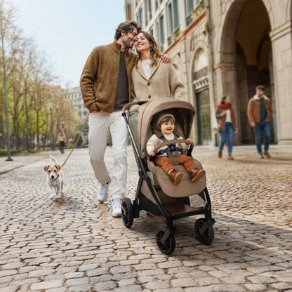 Chicco Poussette Bellagio 2 avec adaptateurs Caramel