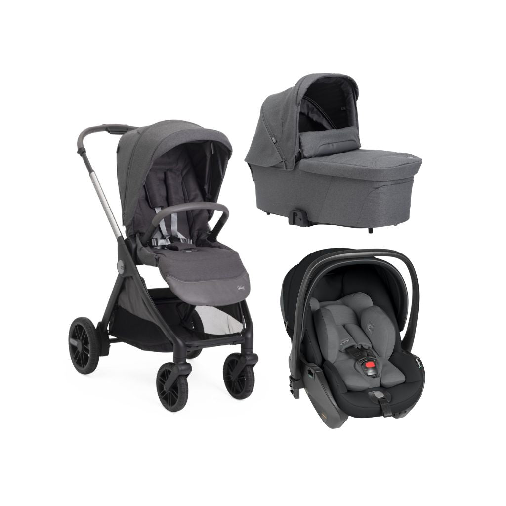 Chicco Poussette Bellagio2 + nacelle + siège-auto Black