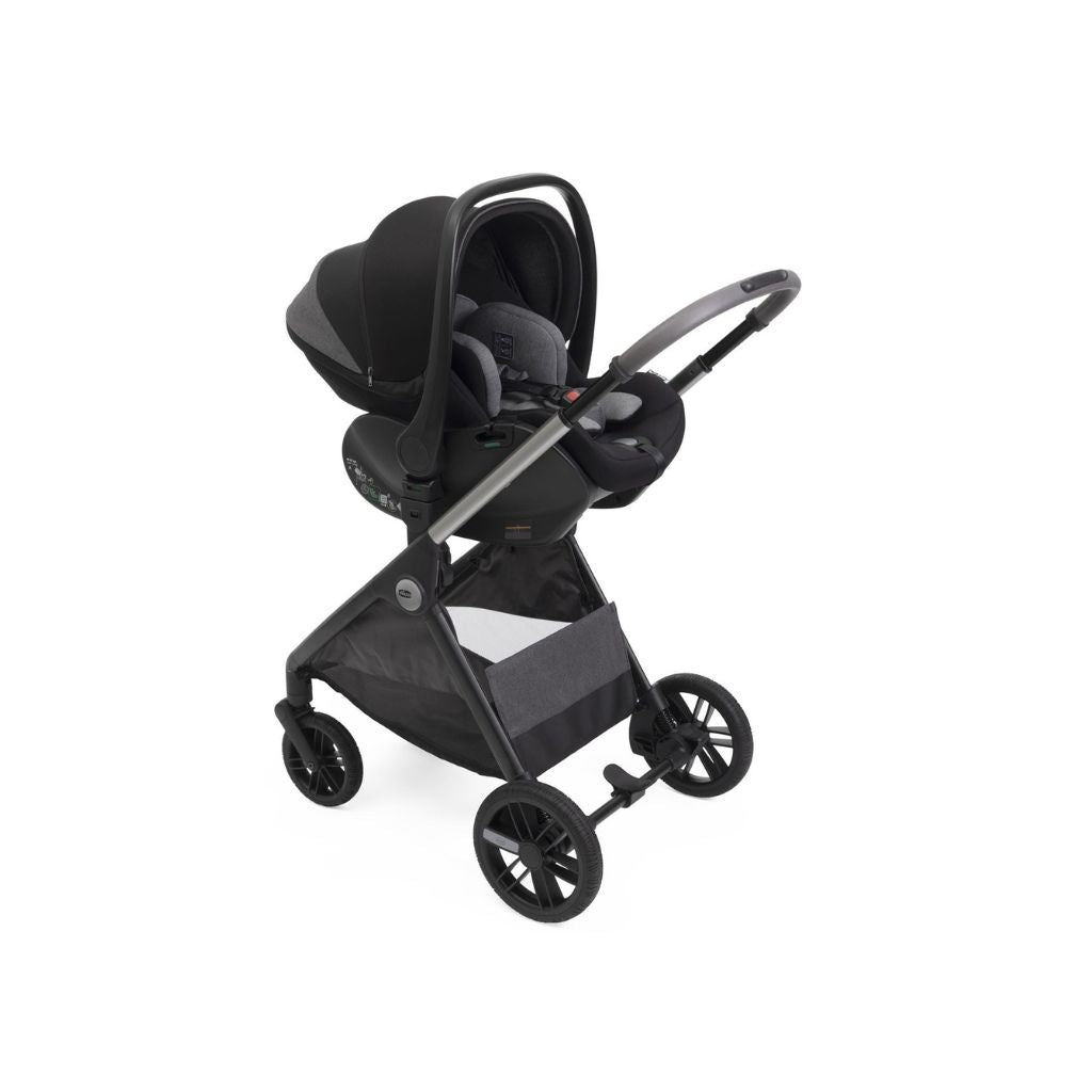 Chicco Poussette Bellagio2 + nacelle + siège-auto Black