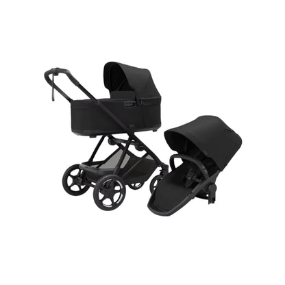 Thule Kinderwagen Charm + Draagmand Black