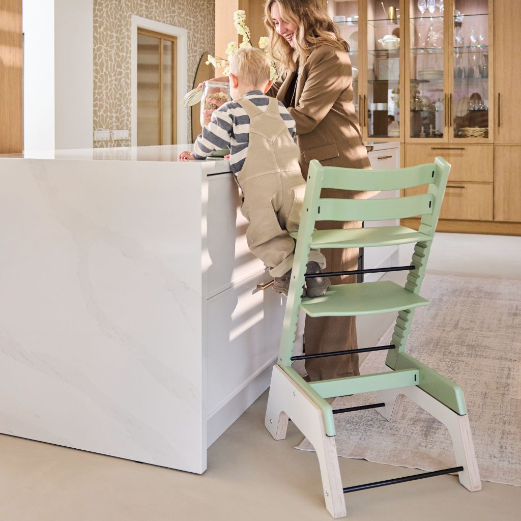BoosterMe Eetstoel Verhoger Voor Stokke Tripp Trapp Wit