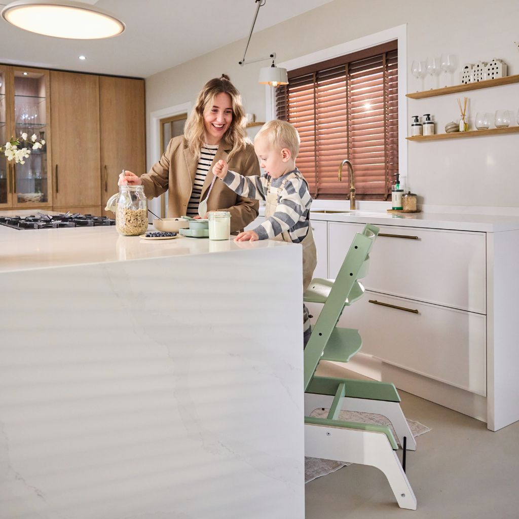 BoosterMe Eetstoel Verhoger Voor Stokke Tripp Trapp Wit