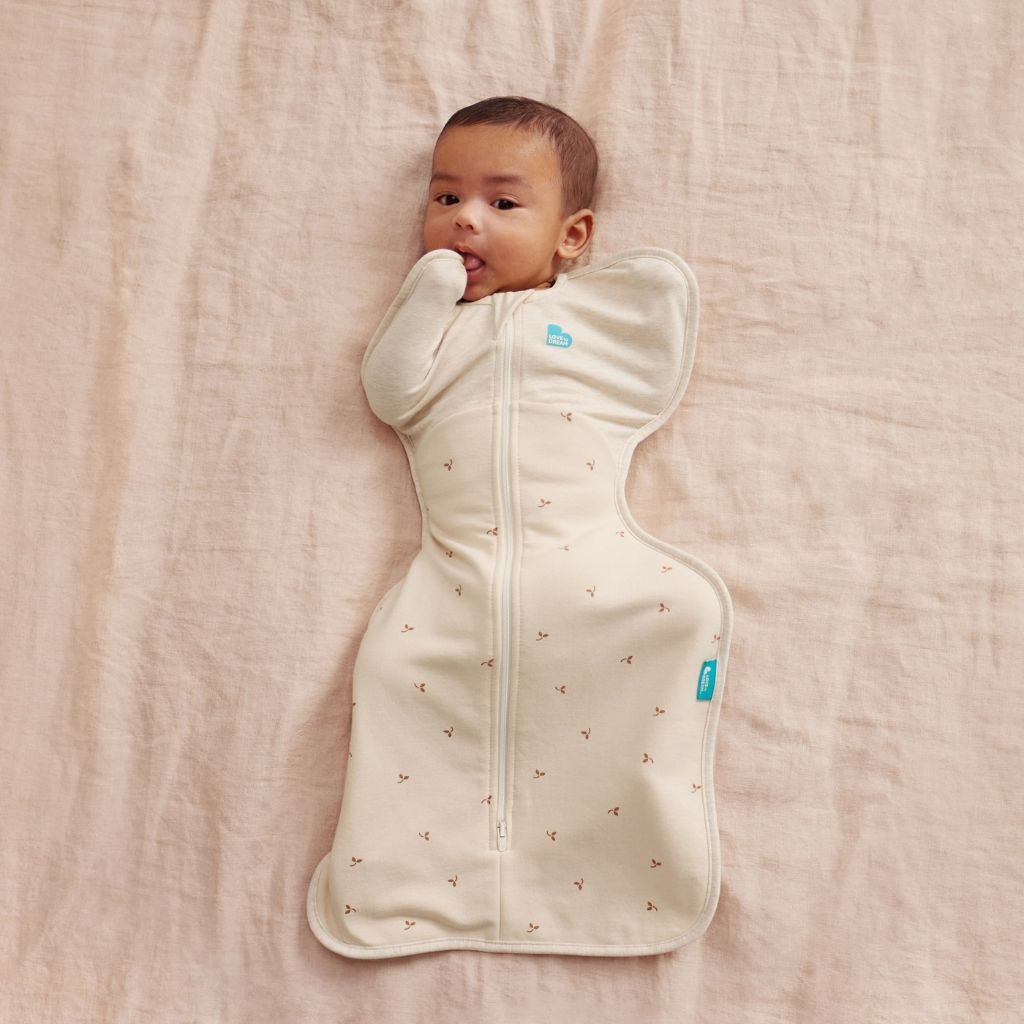 Love to Dream Inbakerzak / Slaapzak Swaddle Up Twigs TOG 1,5  Beige 70 cm