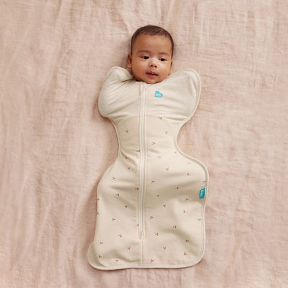 Love to Dream Sac d'emmaillotage / Sac de couchage Swaddle Up Twigs TOG 1,5 Beige 60 cm