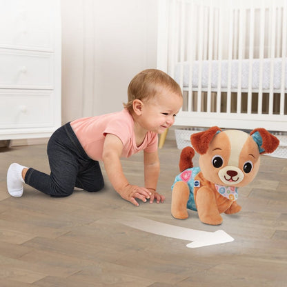 VTech Jouet d'éveil Marche avec moi Puppy Multicolore