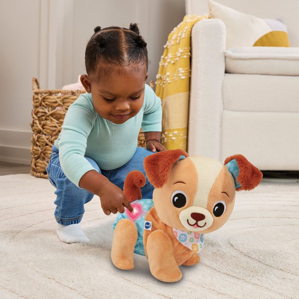 VTech Jouet d'éveil Marche avec moi Puppy Multicolore