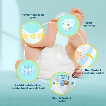 Pampers Couches Premium Protection M0 – 30 pièces