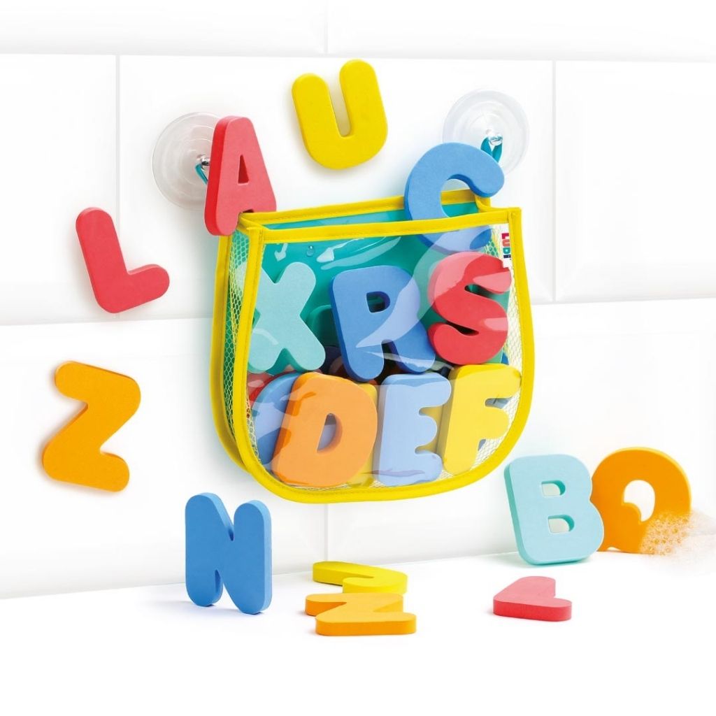 LUDI Jouets de bain Alphabet Multicolore