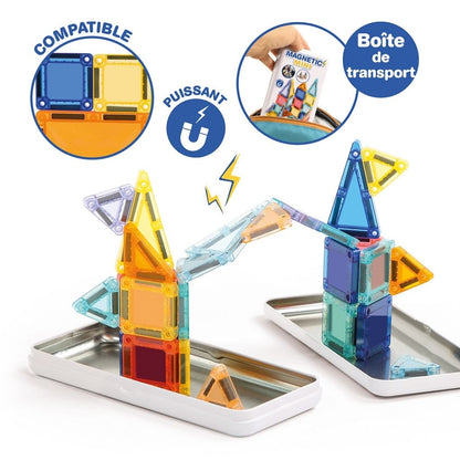 LUDI Magnetisch Bouwspel Veelkleurig – 26 stuks