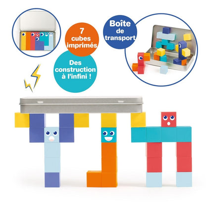 LUDI Magnetics Cubes Magnetisch Bouwspel – 28 stuks