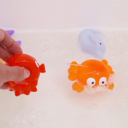 LUDI Jouets de bain sur le thème de la mer multicolores – 12 pièces