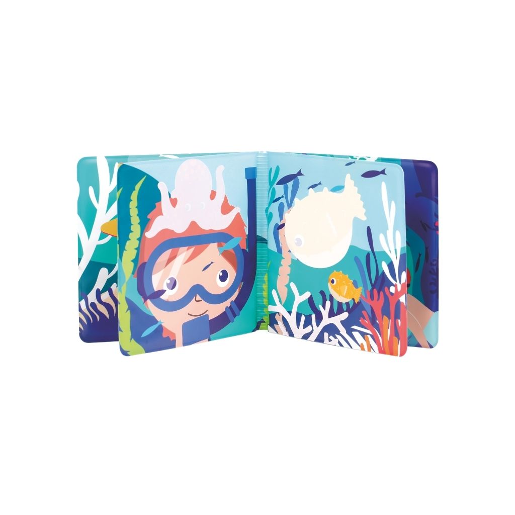 LUDI Badspeelgoed Magisch Badboek Zee Thema Veelkleurig