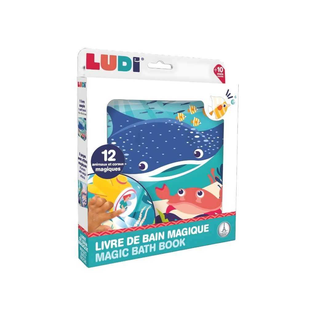 LUDI Badspeelgoed Magisch Badboek Zee Thema Veelkleurig
