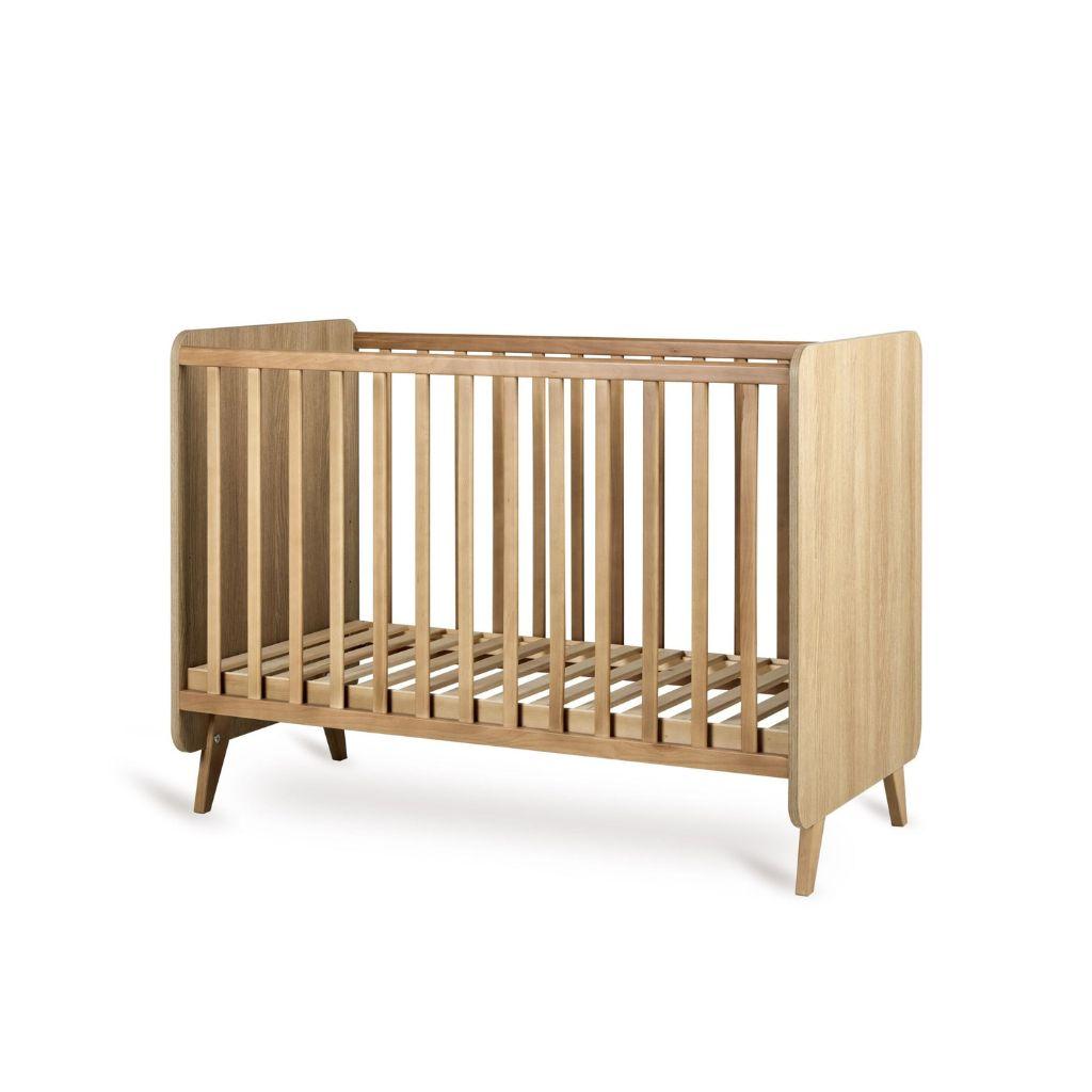 Quax Lit de bébé Loft Honey Ash 120 x 60 cm