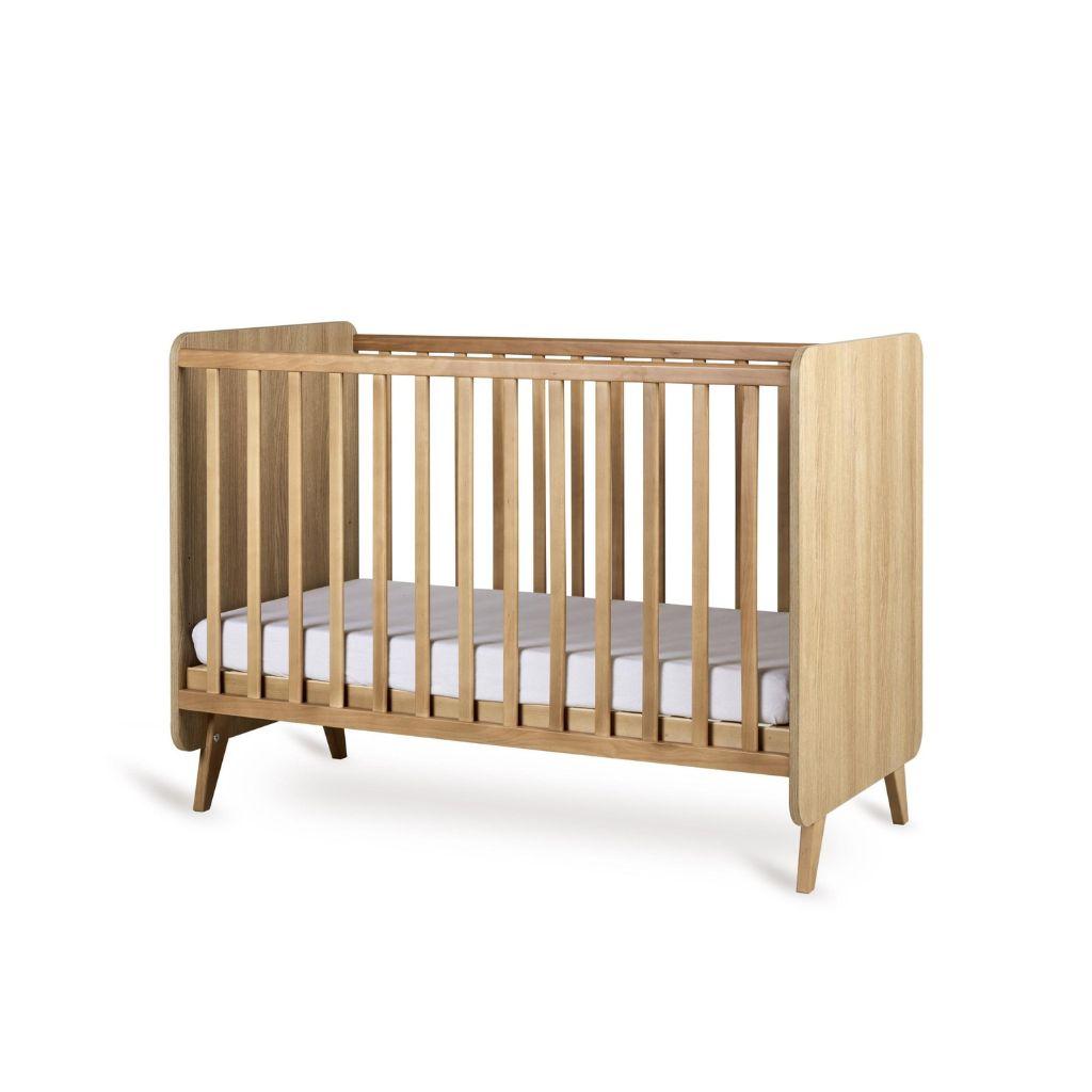 Quax Lit de bébé Loft Honey Ash 120 x 60 cm