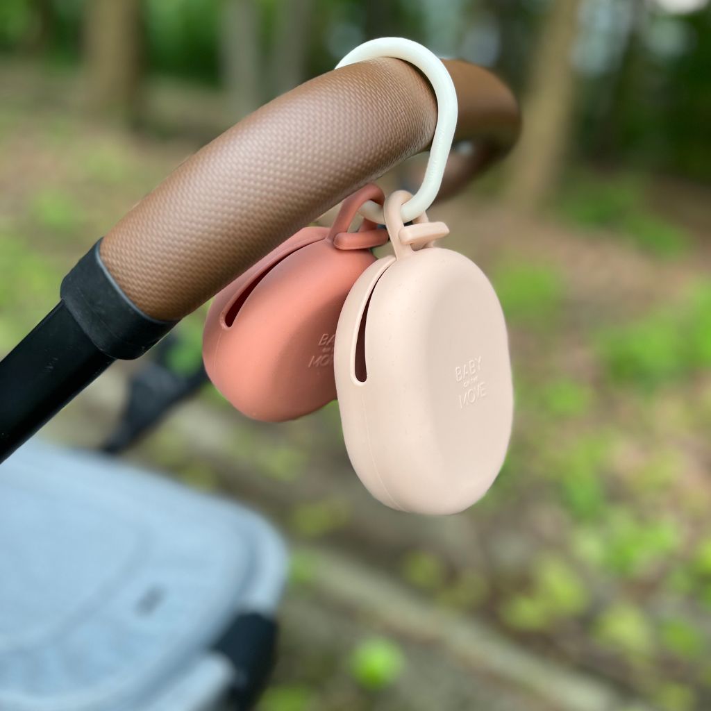 Owego Siliconen Snackdoos Flower Roze