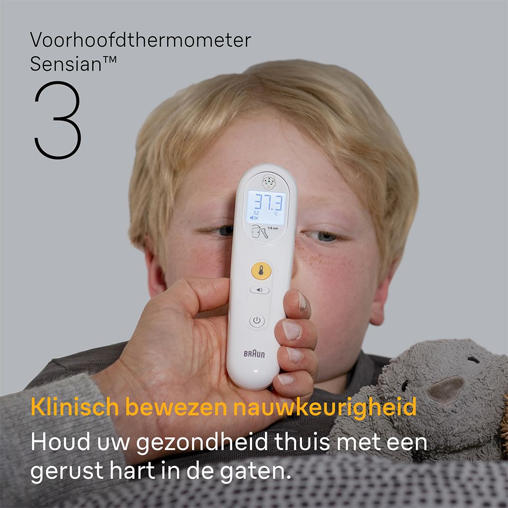 Braun Thermomètre Sensian 3 Blanc