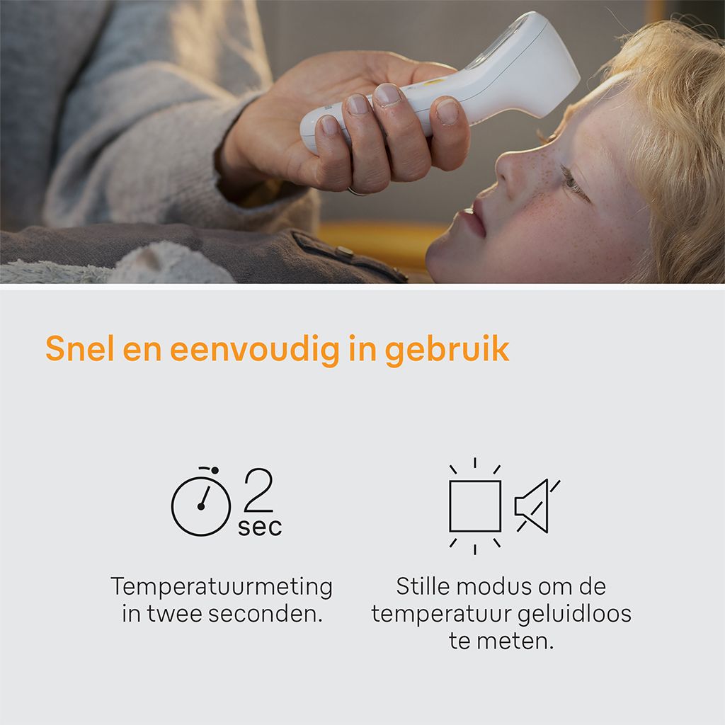 Braun Thermomètre Sensian 3 Blanc