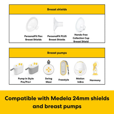 Medela Inserts Pour Boucliers d'allaitement En Silicone – 6 Pièces